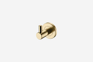 Satin Brass Robe Hooks