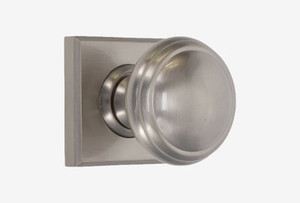 Domino Brass Door Knobs