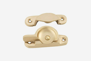 Brushed Brass Sash Fasteners