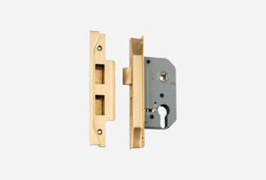 Brushed Gold Euro Locks