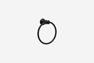 Matte Black Towel Rings