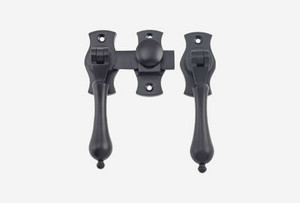 Black French Door Latches