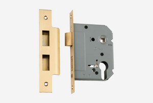Brushed Brass Euro Locks