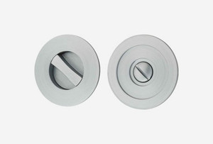 Satin Chrome Sliding Door Locks