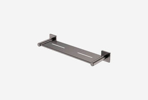 Gunmetal Bathroom Shelves