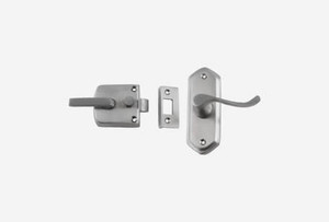 Satin Chrome Screen Door Handles