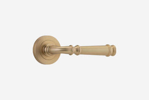 Brushed Brass Lever Door Handles