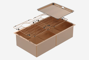 Copper Stainless Steel Sinks