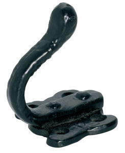 Tradco Iron Traditional Coat Hook, 115 x 90mm