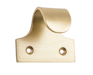 Tradco Screw Plate Castor with Brown Porcelain Wheel