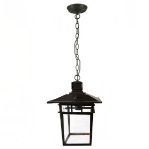 Lighting Inspirations Promenade Outdoor Chain Pendant Light - Medium - 230mm - Antique Bronze