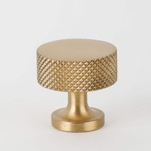 New Yorker Knob - Burnished Brass – Hepburn Hardware