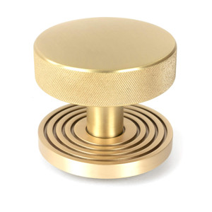 Beehive Cabinet Knob Satin Brass