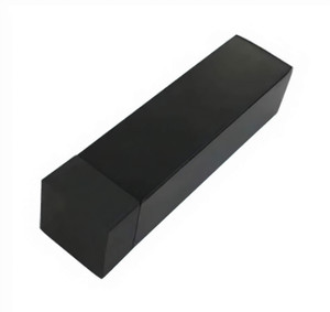 Austyle Square Pencil Concealed Fix Wall Mounted Door Stop - 85mm - Matte Black