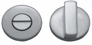 Austyle Round Privacy Turn - 36mm - Satin Chrome