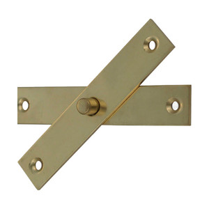 Domino Lift Off Hinge - Polished Brass