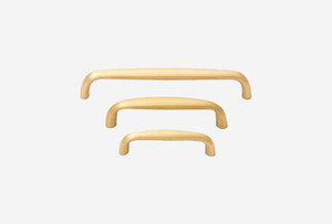 Satin Brass Kitchen Handles