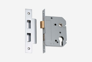 Brushed Chrome Mortice Locks
