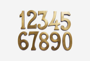 Bronze House Numbers