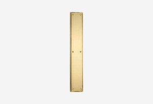 Brushed Brass Push Plates