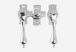 Chrome French Door Latches