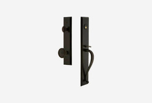 Antique Copper Entry Door Handlesets
