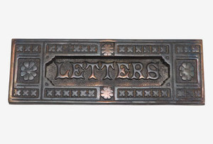 Domino Brass Letter Plates