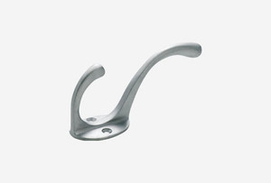Brushed Chrome Coat Hooks