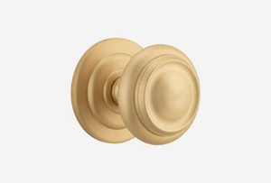 Brushed Brass Centre Door Knobs