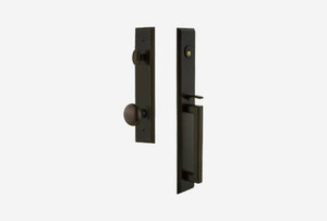 Copper Entry Door Handlesets