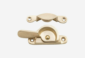 Satin Gold Window Hardware