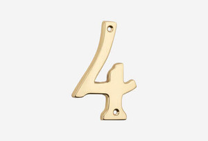Brass House Numbers