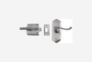 Silver Screen Door Handles
