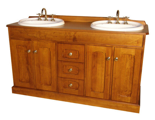 Vanitone Blaxland Double Bowl Timber Bathroom Vanity