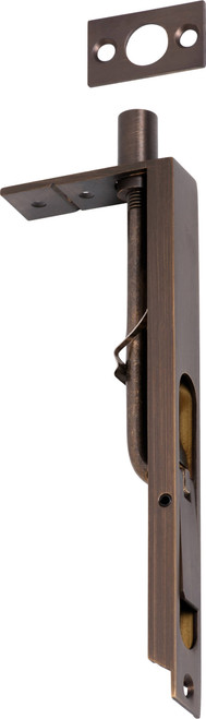 Tradco Flush Bolt - 150 x 19mm - Antique Brass
