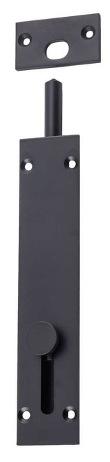 Tradco Reverse Barrel Bolt - 150 x 32mm - Matte Black