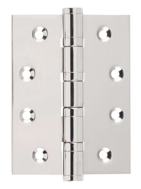 Iver Ball Bearing Hinge - 100 x 75mm - Polished Nickel