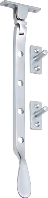 Tradco Sill Mounted Casement Stay - 200mm - Satin Chrome