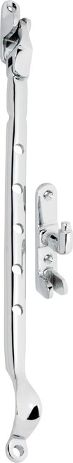 Tradco Side Mounted Casement Stay - 300mm - Chrome