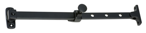 Tradco Drop Pin Sill Mounted Telescopic Casement Stay - 200-295mm - Matte Black