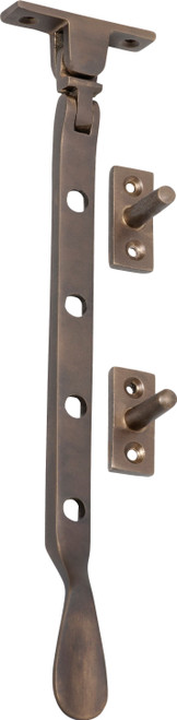 Tradco Sill Mounted Casement Stay - 200mm - Antique Brass