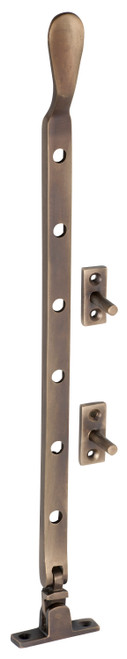 Tradco Sill Mounted Casement Stay - 300mm - Antique Brass