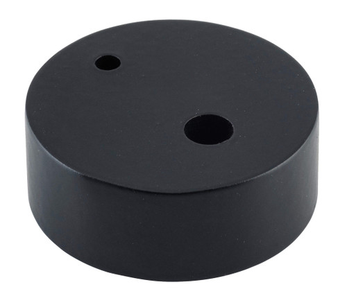 Tradco Oval Door Stop Spacer - 40mm - Matte Black