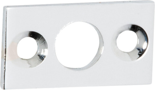 Tradco Flat Plate Bolt Keeper - 7.5mm Bolt - Chrome