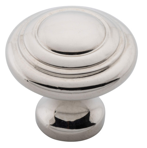 Tradco Domed Cabinet Knob - 25mm - Polished Nickel