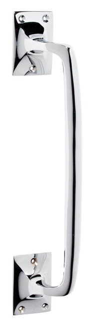 Tradco Classic Offset Pull Handle - 305 x 42mm - Chrome