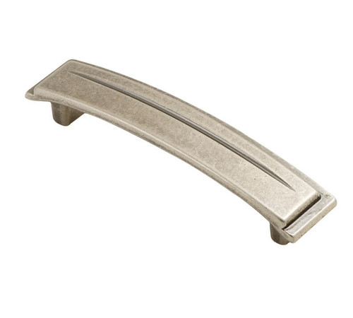 Castella Chisel Cabinet Pull Handle - 96mm - Pewter