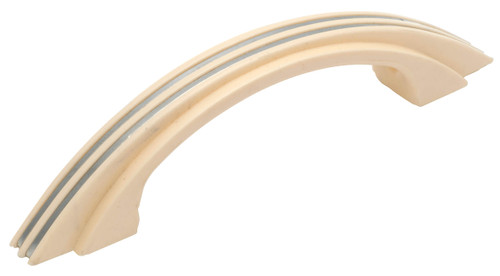 Tradco Bakelite Retro Cabinet Pull Handle - 130mm - Ivory