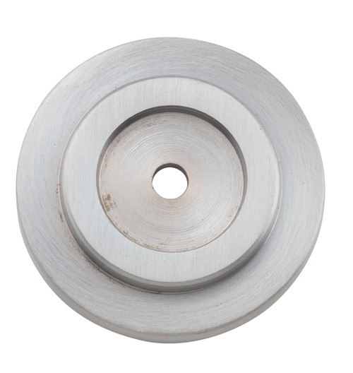 Tradco Cabinet Knob Backplate - Satin Chrome