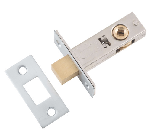 Tradco Premium Privacy Latch - 45mm Backset - Satin Chrome